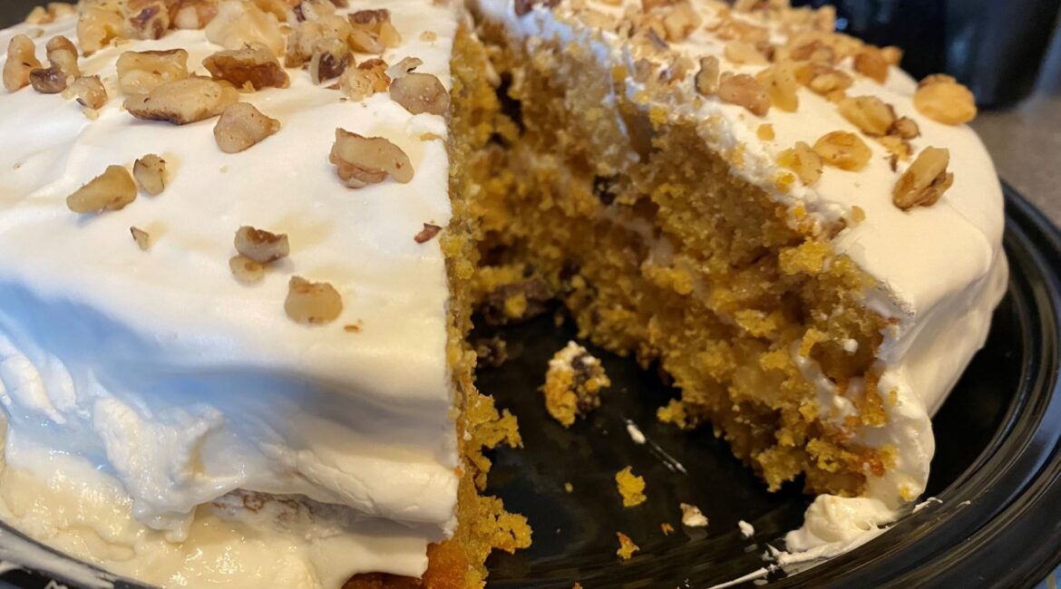 loaded carrot cake