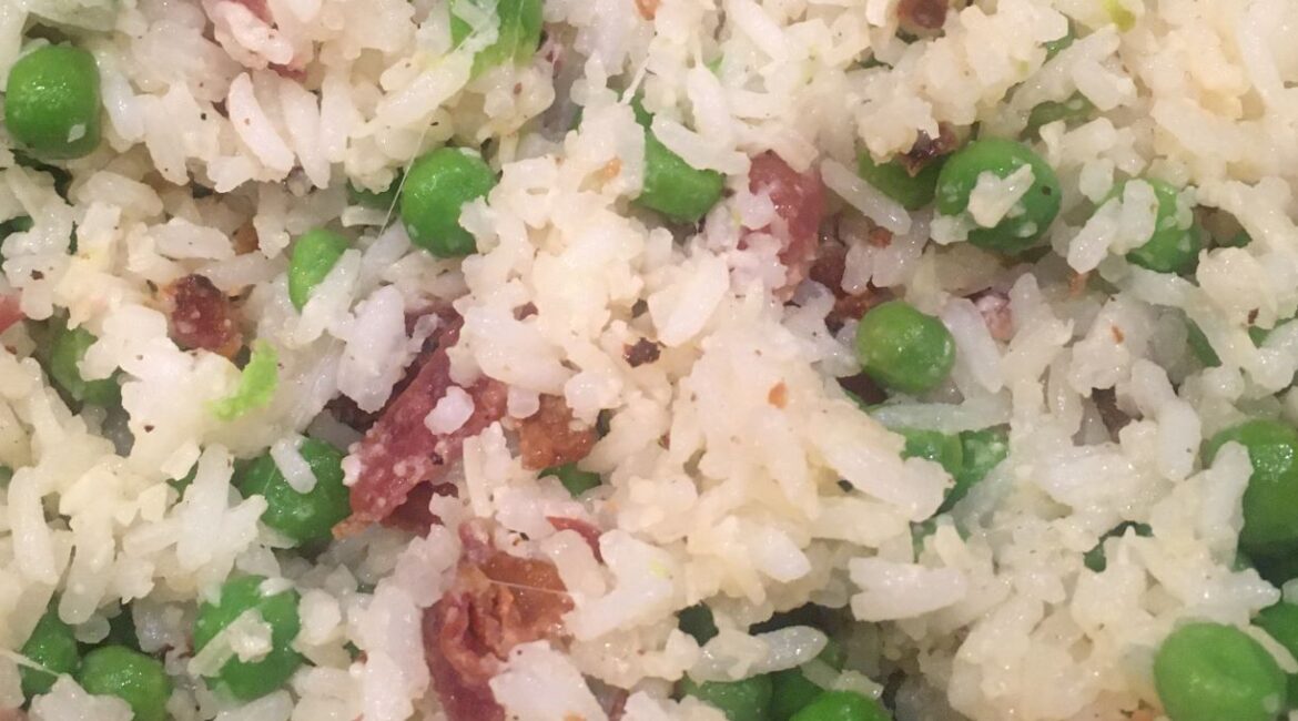 Parmesan Bacon Rice