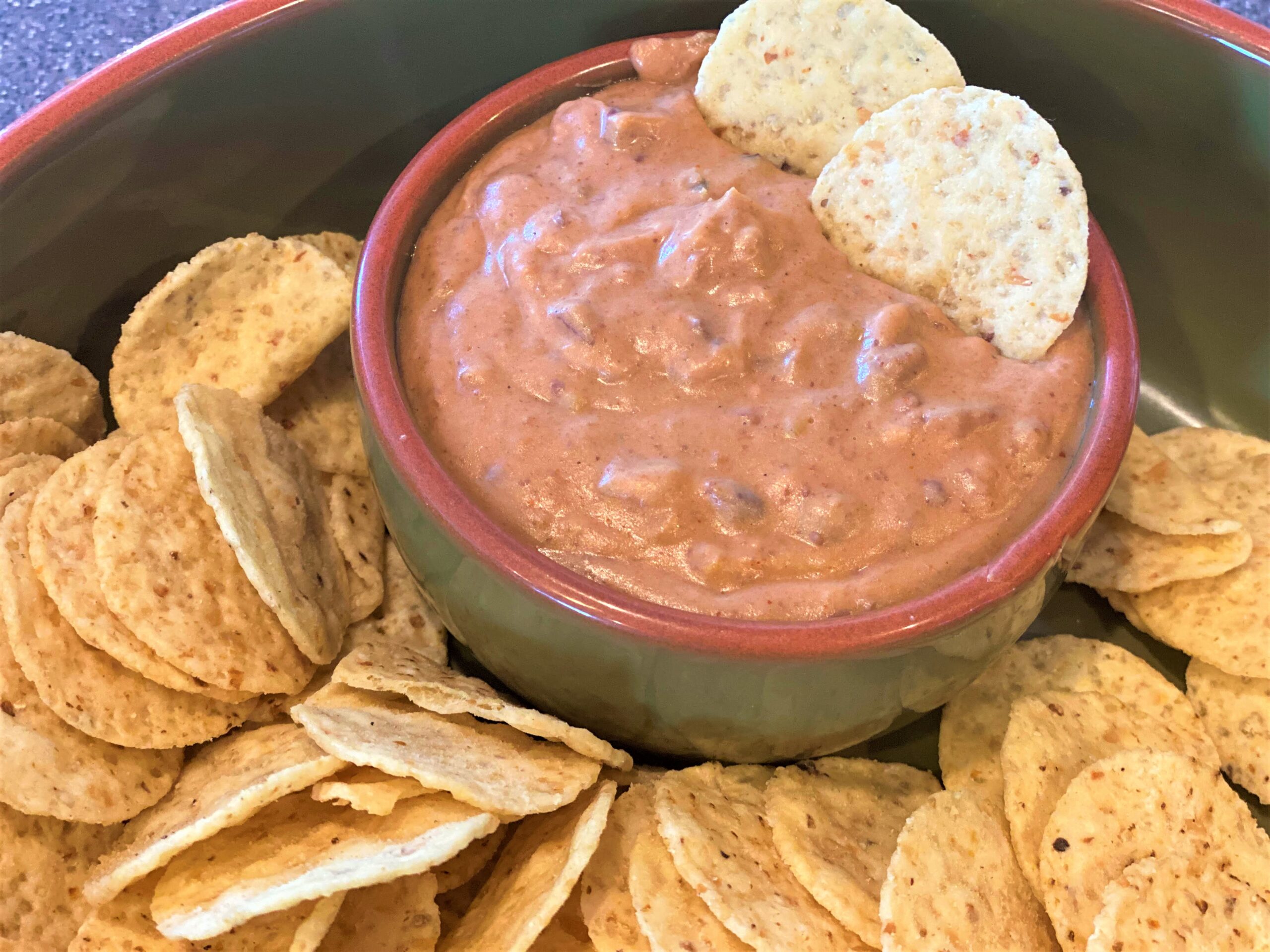 Belle’s Creamy Cheesy Bean Dip - Tales Of The Dinner Belle